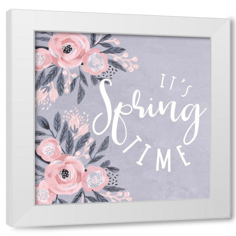 Its Spring Time White Modern Wood Framed Art Print by Dogwood Portfolio