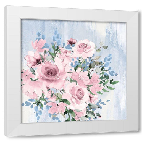 Prairie Bouquet White Modern Wood Framed Art Print by Dogwood Portfolio