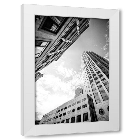 Built from the Ground Up I White Modern Wood Framed Art Print by Quillen, Donnie