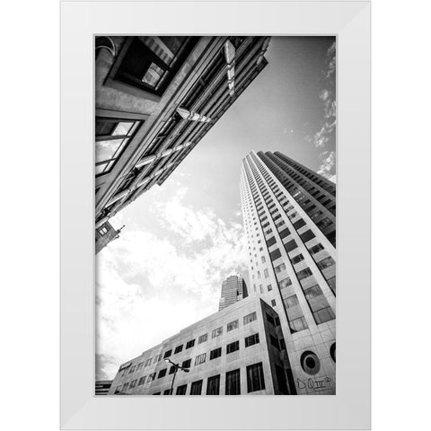 Built from the Ground Up I White Modern Wood Framed Art Print by Quillen, Donnie