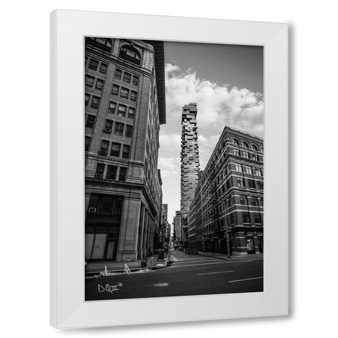 Puzzling White Modern Wood Framed Art Print by Quillen, Donnie