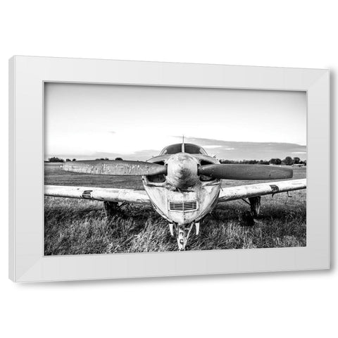Last Flight II   White Modern Wood Framed Art Print by Quillen, Donnie