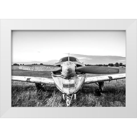 Last Flight II   White Modern Wood Framed Art Print by Quillen, Donnie
