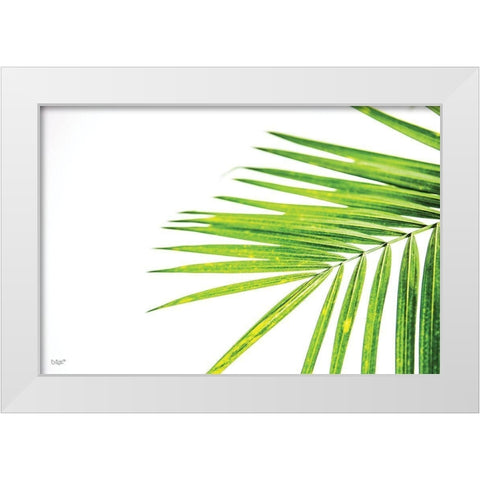 Leaf Study III White Modern Wood Framed Art Print by Quillen, Donnie