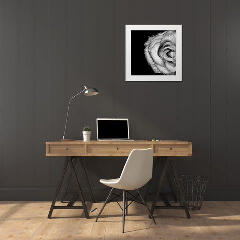 Lost Love White Modern Wood Framed Art Print by Quillen, Donnie