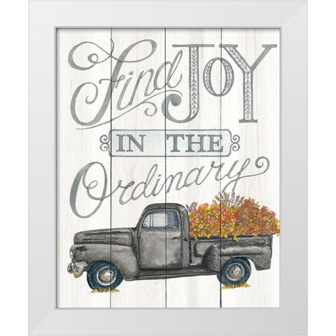 Grow a Life White Modern Wood Framed Art Print by Strain, Deb