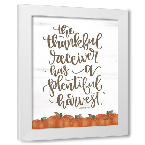 Plentiful Harvest White Modern Wood Framed Art Print by Imperfect Dust