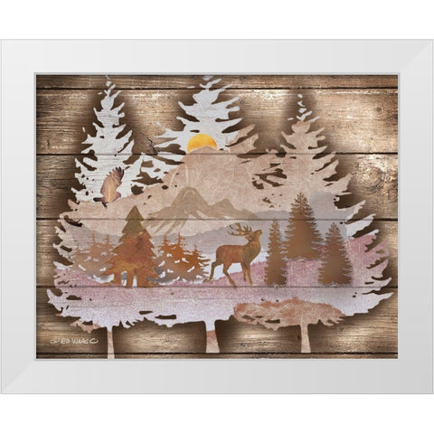 Great Outdoors I White Modern Wood Framed Art Print by Wargo, Ed