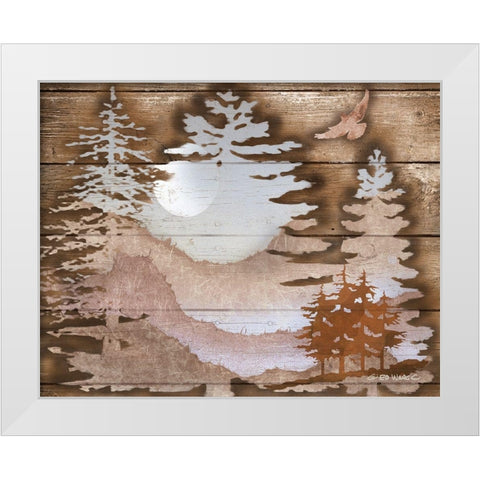 Great Outdoors II White Modern Wood Framed Art Print by Wargo, Ed