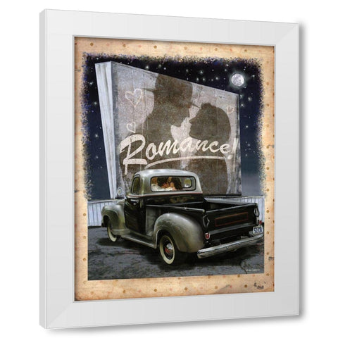 Old Fashioned Romance White Modern Wood Framed Art Print by Wargo, Ed