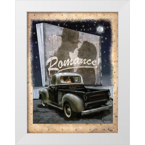Old Fashioned Romance White Modern Wood Framed Art Print by Wargo, Ed