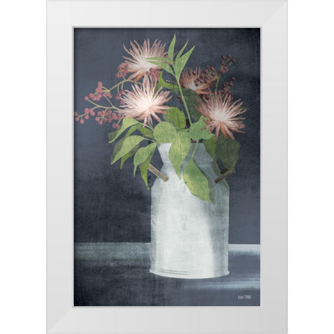 Farmhouse Elderberries White Modern Wood Framed Art Print by House Fenway