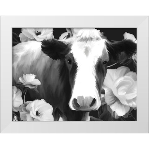 Penny White Modern Wood Framed Art Print by Malkowski, Melissa