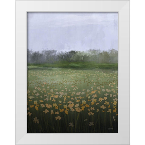 Spring Morning White Modern Wood Framed Art Print by House Fenway