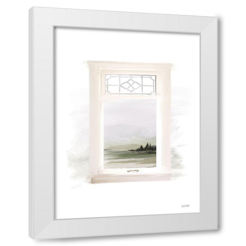 Georgia Hills White Modern Wood Framed Art Print by House Fenway