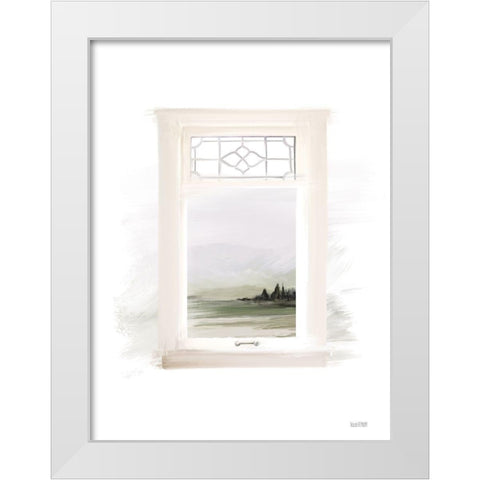 Georgia Hills White Modern Wood Framed Art Print by House Fenway