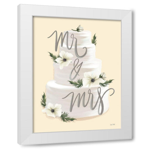To the Mr. and Mrs. White Modern Wood Framed Art Print by House Fenway