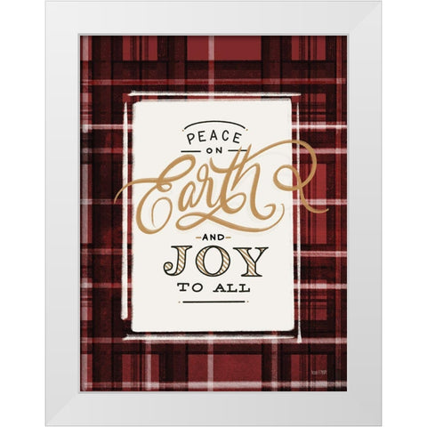 Peace on Earth   White Modern Wood Framed Art Print by House Fenway