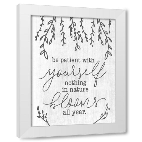 Blooms All Year   White Modern Wood Framed Art Print by Fearfully Made Creations