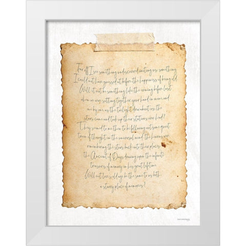 Happiness of Being Old    White Modern Wood Framed Art Print by Front Port Pickins