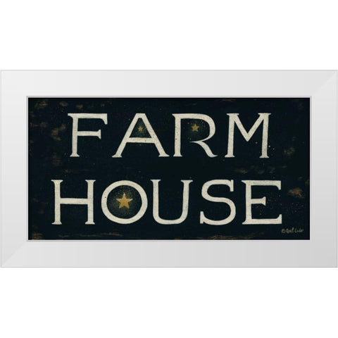 Farm House White Modern Wood Framed Art Print by Eads, Gail