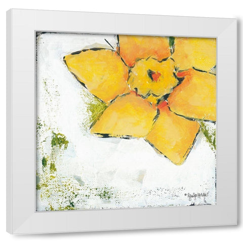 Spring Has Sprung II White Modern Wood Framed Art Print by Holden, Jennifer