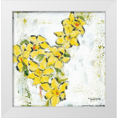 Spring Has Sprung IV White Modern Wood Framed Art Print by Holden, Jennifer
