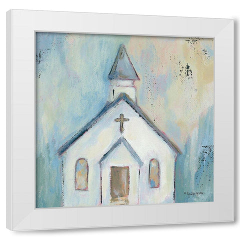 Sunday Morning White Modern Wood Framed Art Print by Holden, Jennifer