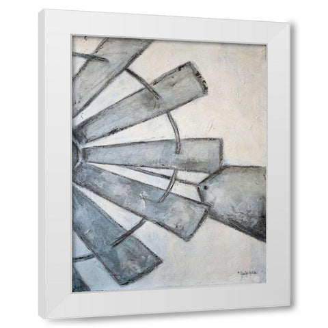 Watering Time White Modern Wood Framed Art Print by Holden, Jennifer