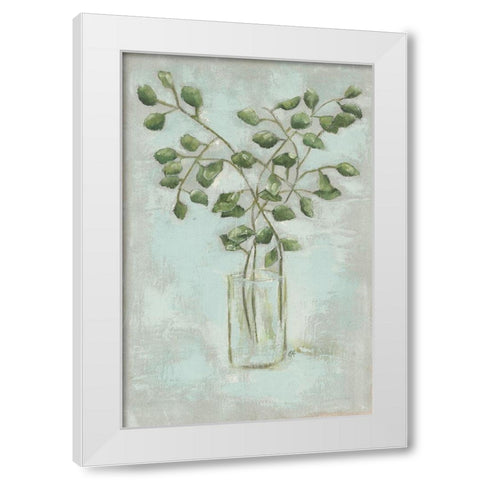Eucalyptus White Modern Wood Framed Art Print by Holden, Jennifer