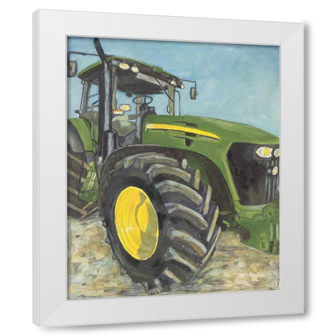 Farm Days White Modern Wood Framed Art Print by Holden, Jennifer