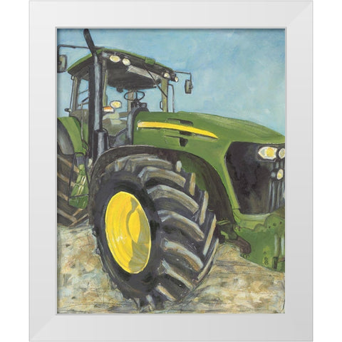 Farm Days White Modern Wood Framed Art Print by Holden, Jennifer