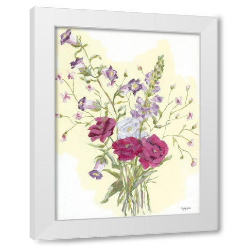 Full Bloom White Modern Wood Framed Art Print by Holden, Jennifer
