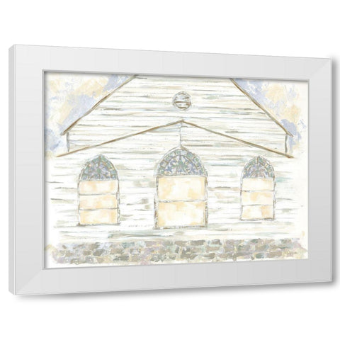 Sweet Memories White Modern Wood Framed Art Print by Holden, Jennifer