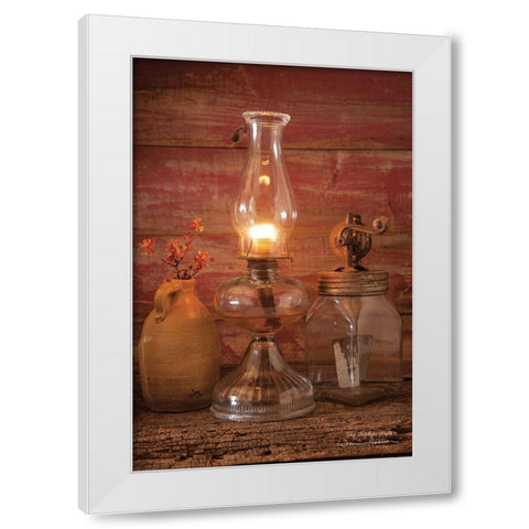 The Kitchen Light White Modern Wood Framed Art Print by Hoover, Irvin