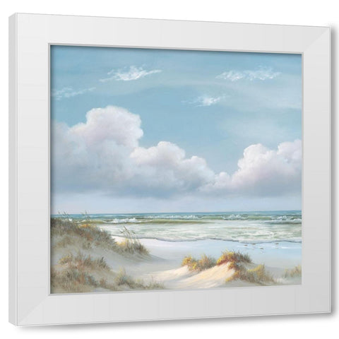 Beautiful Day 1  White Modern Wood Framed Art Print by Janisse, Georgia
