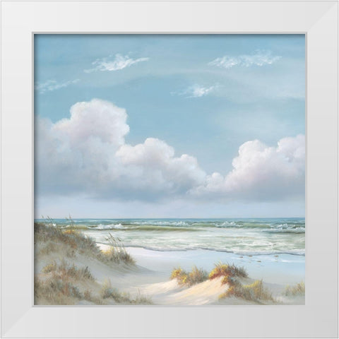 Beautiful Day 1  White Modern Wood Framed Art Print by Janisse, Georgia