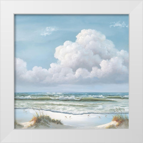 Beautiful Day 2 White Modern Wood Framed Art Print by Janisse, Georgia