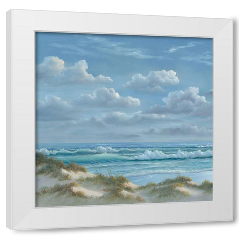 Shoreline I White Modern Wood Framed Art Print by Janisse, Georgia
