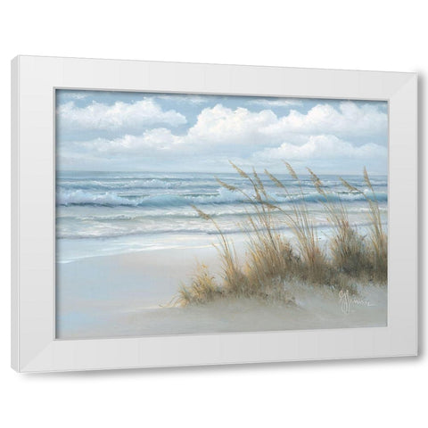Sea Oats White Modern Wood Framed Art Print by Janisse, Georgia