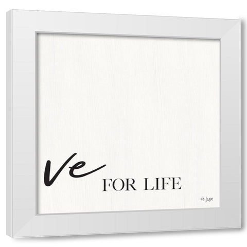 You Are My Love II White Modern Wood Framed Art Print by Jaxn Blvd.