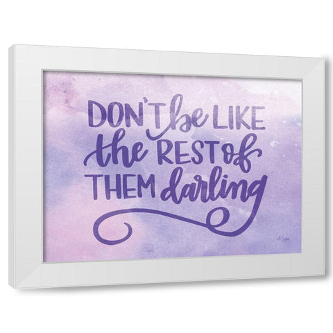 The Rest of Them White Modern Wood Framed Art Print by Jaxn Blvd.