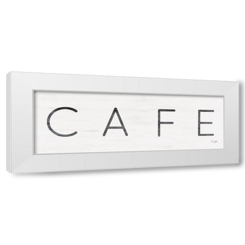 CafÃ© White Modern Wood Framed Art Print by Jaxn Blvd.