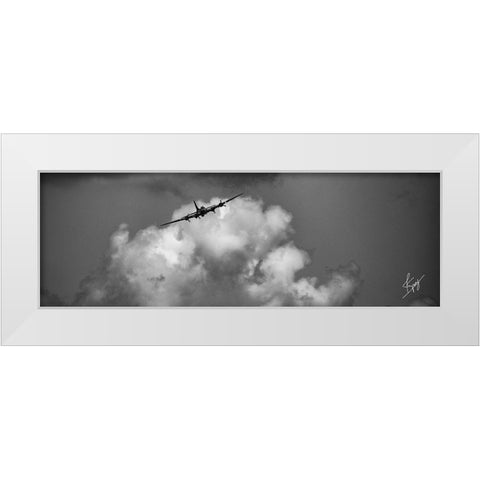 Soaring White Modern Wood Framed Art Print by Spivey, Justin