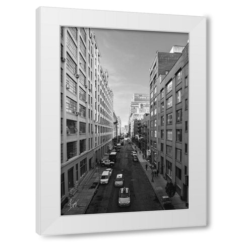 Dueling Cabs White Modern Wood Framed Art Print by Spivey, Justin