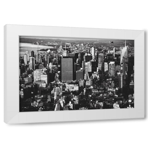 Many Stories White Modern Wood Framed Art Print by Spivey, Justin