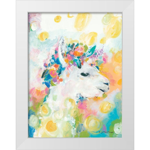 Summer and Sunshine White Modern Wood Framed Art Print by Mingo, Jessica