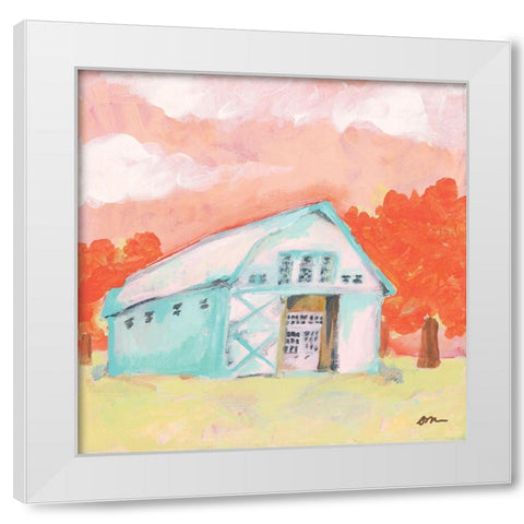Cherry Tree Barn White Modern Wood Framed Art Print by Mingo, Jessica