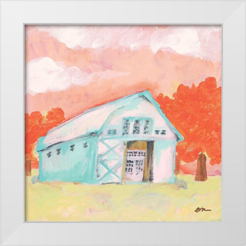 Cherry Tree Barn White Modern Wood Framed Art Print by Mingo, Jessica