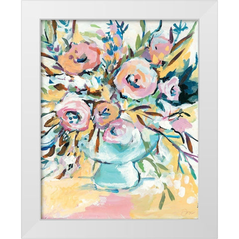 Sunday Brunch White Modern Wood Framed Art Print by Mingo, Jessica